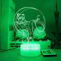 Sailor Moon Tsukino Usagi 3D Led Night Light Anime Cartoon Lamp Home Room Acrylic Lamp Desk Decor for Kids Illusion Novelty Gift