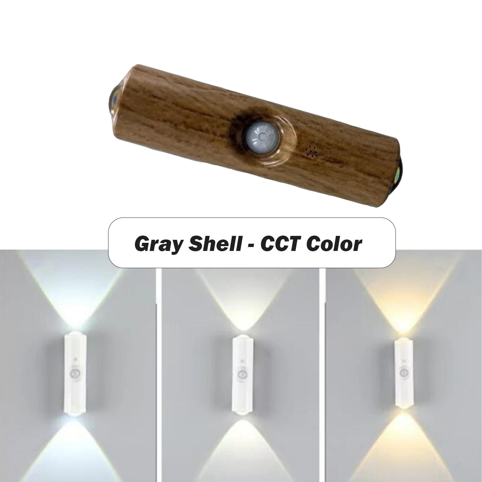 LED Night Light with Motion Sensor RGB CCT USB Rechargeable Magnetic Double-head Sunset Lamp Stair Cabinet Hallway Room Decor