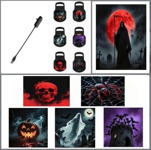 5v USB Moon Space Sky Project Light Ambient lighting Halloween Atmosphere Lights Christmas Projection Lamp Interior Car Light