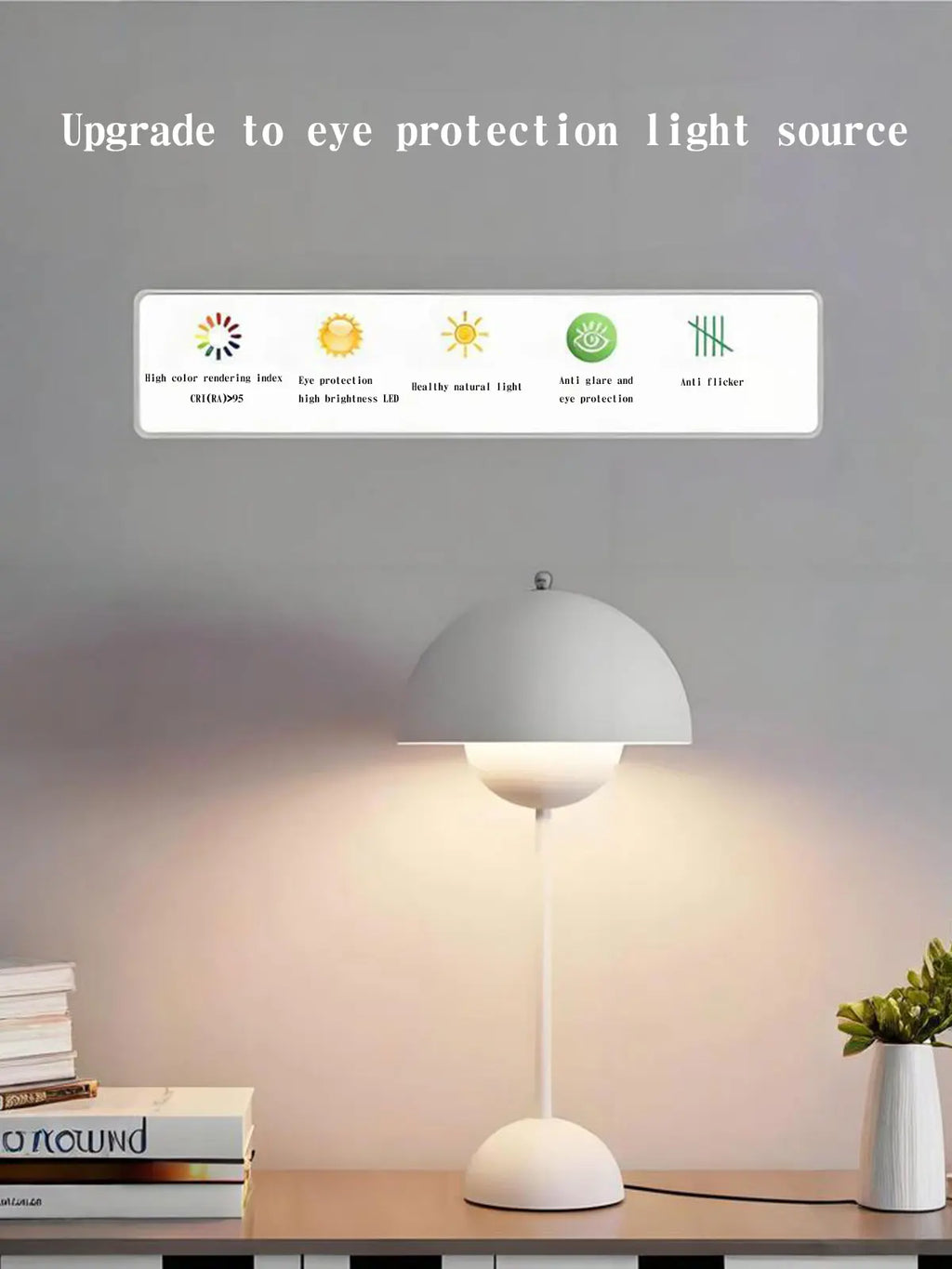 Mushroom Flower Bud Rechargeable LED Table Lamps Desk Night For Bedroom Dining Touch Night Light Simple Modern Decoration