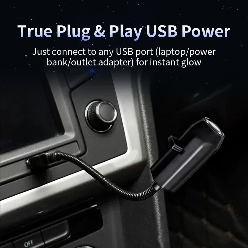 5v USB Moon Space Sky Project Light Ambient lighting Halloween Atmosphere Lights Christmas Projection Lamp Interior Car Light