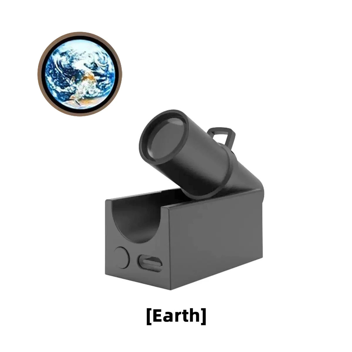 New USB Rechargeable LED Night Light Moon Projection Atmosphere Lamp Bedside Background Wall Decoration Birthday Surprise Gift