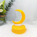 Creative Romantic Crescent Moon Night Light LED Bedside Decorative Table Lamp Living Room Luminous Toy Decorations Birthday Gift