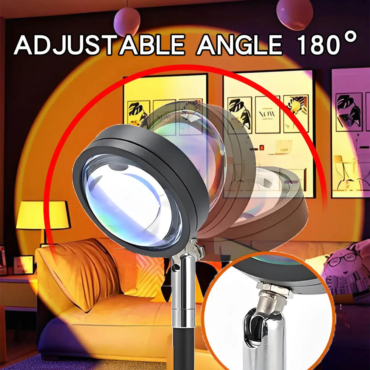 Smart Sunset Lamp Night Light Sunset Projector Smart Life APP Remote Led Lights Room Decoration Photography Birthday Gift