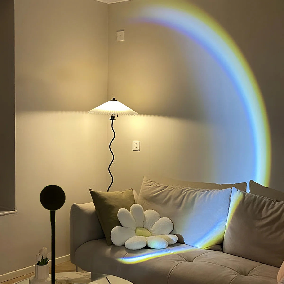 USB Charging LED Sunset Light Colorful Neon Night Light Projector Photo Bedside Wall Lamp Atmosphere Decorative Lamp