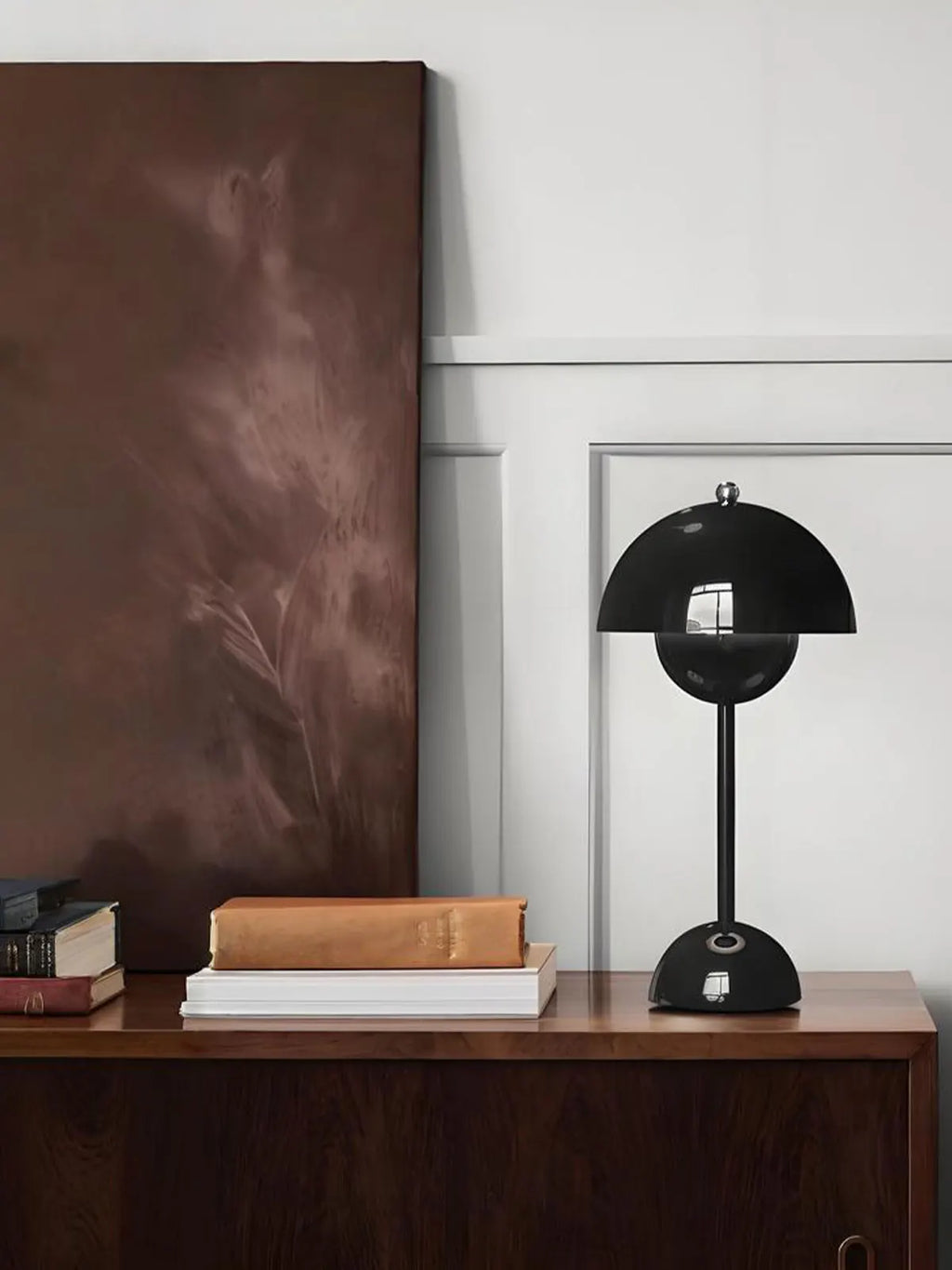 Mushroom Flower Bud Rechargeable LED Table Lamps Desk Night For Bedroom Dining Touch Night Light Simple Modern Decoration