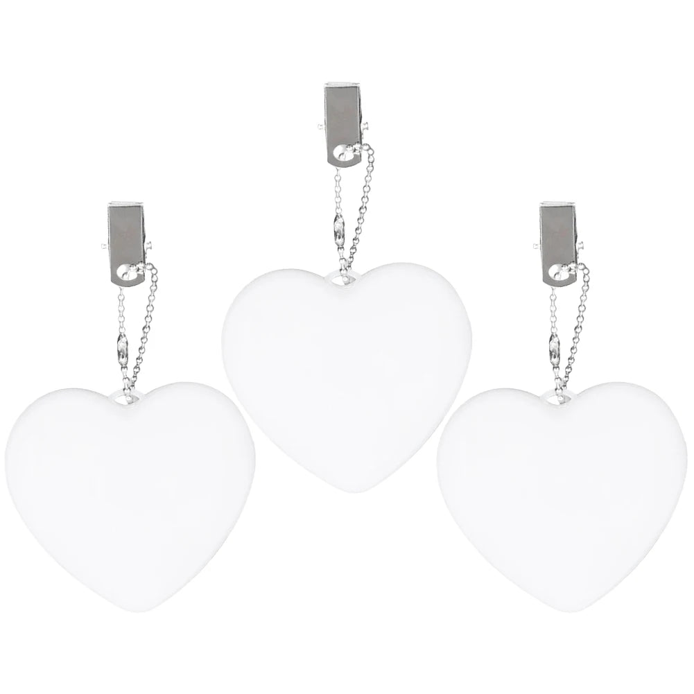 1/2/3PCS Purse Heart Moon Shape LED Light Handbag Lamp Automatic Sensor Activated Purse Heart Shaped Light for Women Purse Charm