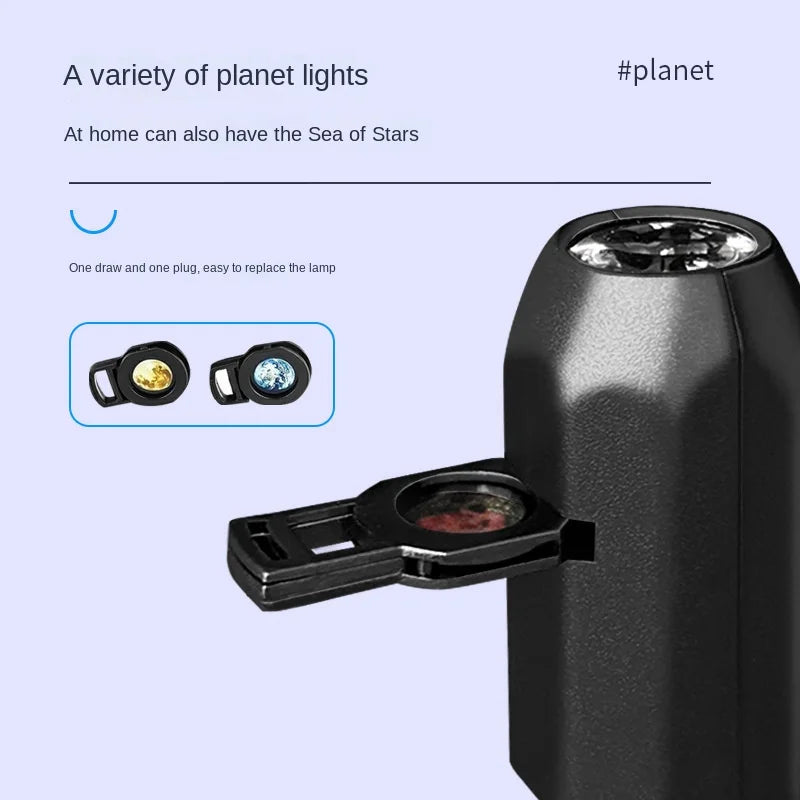 5v USB Moon Space Sky Project Light Ambient lighting Halloween Atmosphere Lights Christmas Projection Lamp Interior Car Light