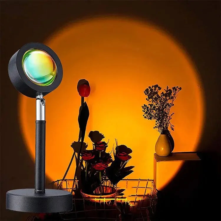 Sunset Lamp Multiple Colors Sunset Projection Lamp with Remote Smart APP Night Light for Room Bedroom Decoration Photography