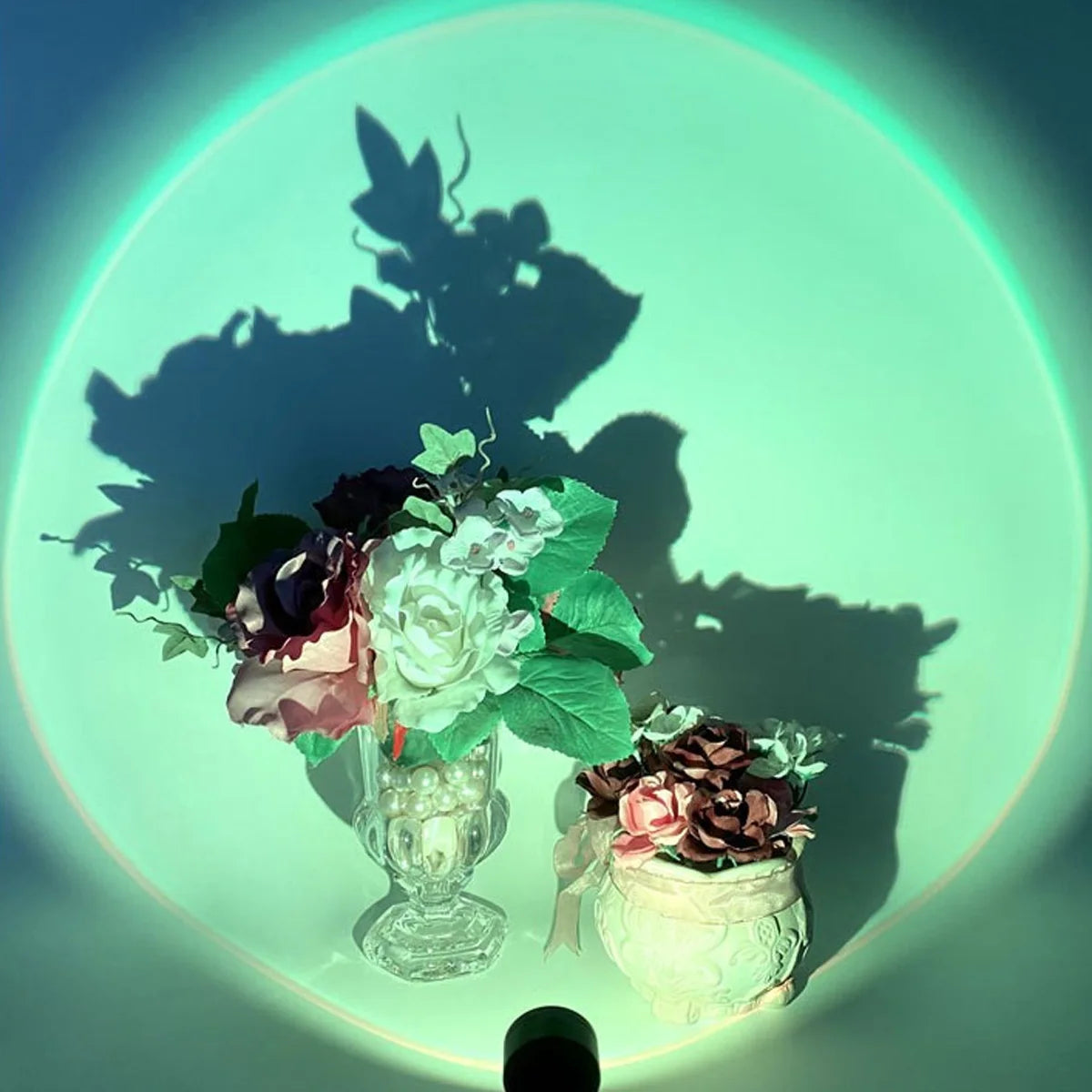 USB Charging LED Sunset Light Colorful Neon Night Light Projector Photo Bedside Wall Lamp Atmosphere Decorative Lamp