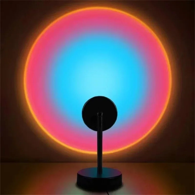 Sunset Lamp Multiple Colors Sunset Projection Lamp with Remote Smart APP Night Light for Room Bedroom Decoration Photography