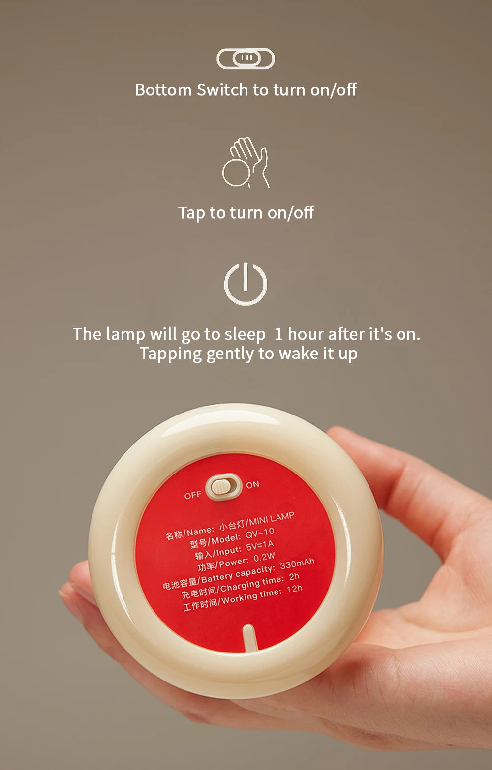 Rechargeable Mushroom Touch Sensor Night Light Creative Sunset Table Lamp For Bedroom Coffee Bar Ambient Mood Desk Night Lamp