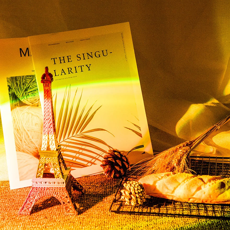 Sponge Tripod Photography Sunset Lamp Led Flexible Octopus USB Projector Night Light Home Decor Room Wall Decoration Lighting 5V