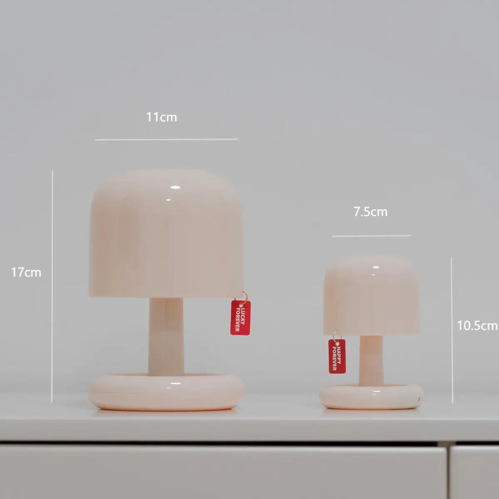 Mini Desktop Sunset Night Lamp Creative USB Rechargeable Ins Mushroom Style Led Night Light for Coffee Bar Home Decor Bedroom